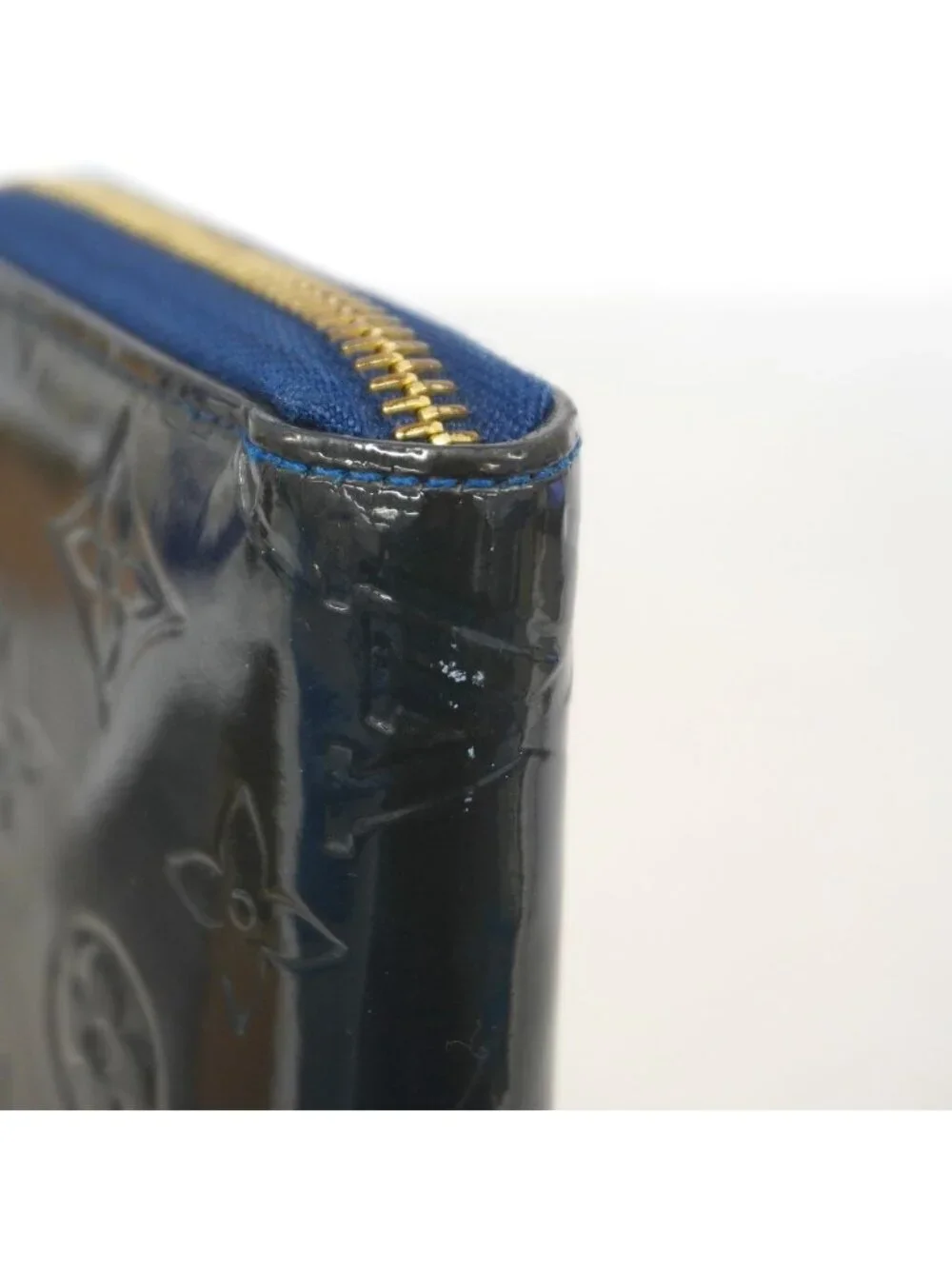 Louis Vuitton Wallet Vernis Zippy Grand Blue